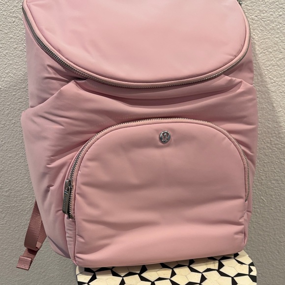 Lululemon Pink Diaper Bag + Crossbody - Picture 5 of 14